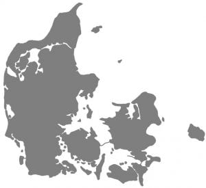 A silhouette of Denmark